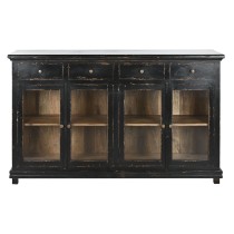 Sideboard Home ESPRIT Black Mango wood 160 x 40 x 100 cm