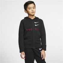 Sportjacke für Kinder Nike Swoosh Schwarz