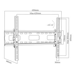 TV Mount MacLean MC-421 32" 90" 80 kg