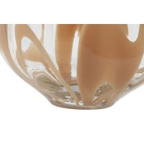 Vase Home ESPRIT Peach Crystal Modern 22 x 22 x 33,5 cm