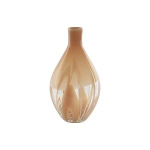 Vase Home ESPRIT Peach Crystal Modern 20 x 20 x 37 cm