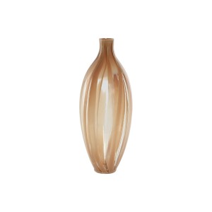 Vase Home ESPRIT Pêche Verre Moderne 17,5 x 17,5 x 44 cm