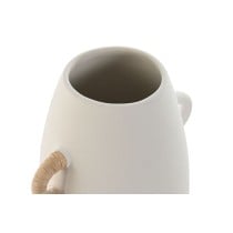 Vase Home ESPRIT White Natural Stoneware 17 x 13 x 26 cm