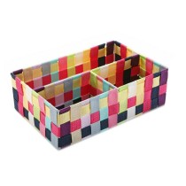 Box mit Fächern Versa Bunt (21 x 10 x 32 cm)