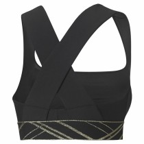 Soutien-gorge de Sport Puma Mid Impact Deco Glam Noir