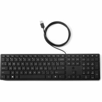 Clavier HP 9SR37AA Noir QWERTY