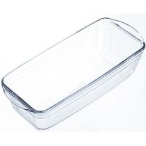 Oven Mould Ô Cuisine Rectangular 29 x 12 x 8 cm Transparent (6 Units)