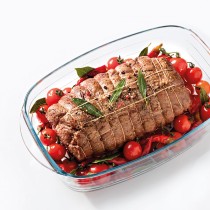 Oven Dish Ô Cuisine Ocuisine Vidrio Transparent Glass Rectangular 39 x 24 x 6 cm (6 Units)