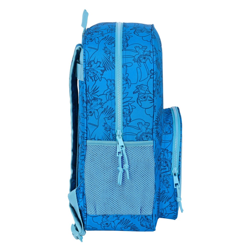 Schulrucksack Stitch Blau 33 x 42 x 14 cm