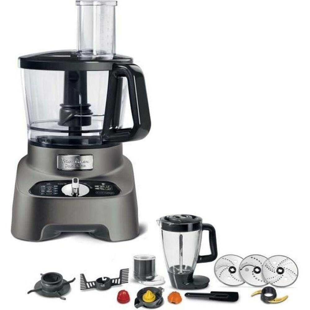 Food Processor Moulinex Black/Grey 1000 W