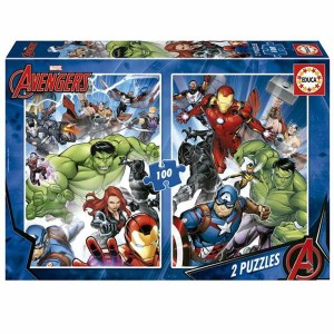 2-Puzzle Set The Avengers 100 Pieces