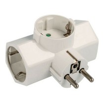 Schuko 3 Way Multi-socket Adapter NIMO