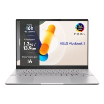 Ordinateur Portable Asus VivoBook S 14 OLED M5406NA-QD082W 14" 16 GB RAM 512 GB SSD Espagnol Qwerty AMD Ryzen 5 7535HS