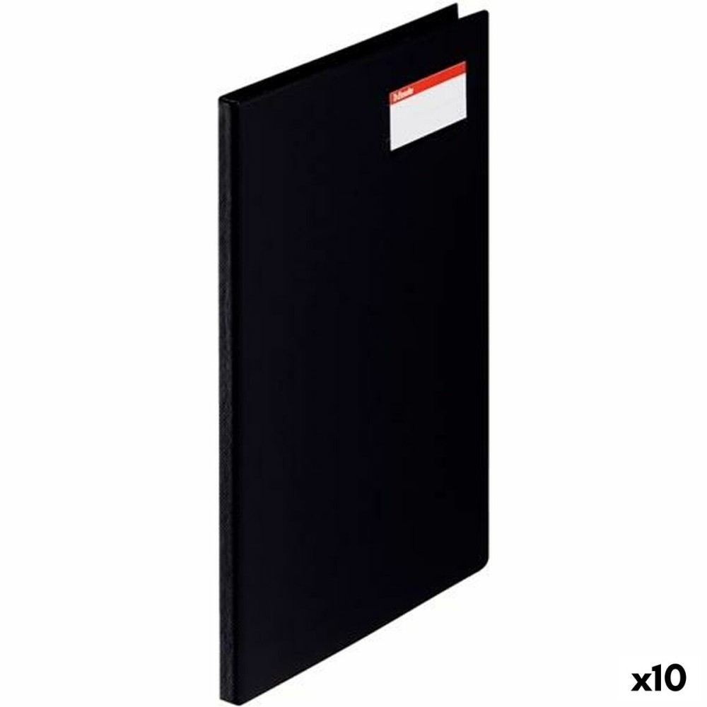 Dossier Esselte Noir PVC A4 (10 Unités)