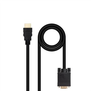 Adaptateur HDMI vers VGA NANOCABLE 10.15.4348 Noir 1,8 m