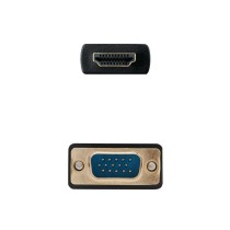 Adaptateur HDMI vers VGA NANOCABLE 10.15.4348 Noir 1,8 m