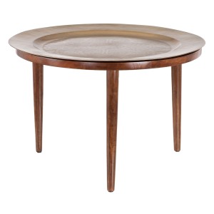 Centre Table Golden Natural 80 x 80 x 53 cm