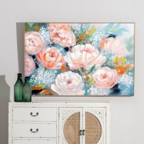 Painting Canvas Flowers 120 x 5 x 80 cm