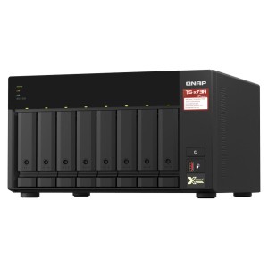 NAS-Netzwerk-Speicher Qnap TS-873A-8G Schwarz AMD Ryzen V1500B