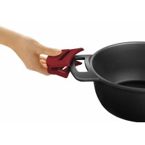 Casserole avec Couvercle en Verre BRA A410524 Noir 300 g