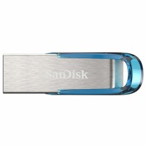 USB Pendrive SanDisk SDCZ73-032G-G46B Blau Silberfarben