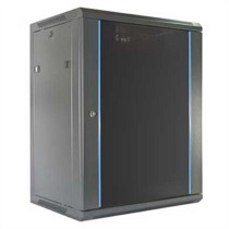 Wall-mounted Rack Cabinet 2LAN 15U Black