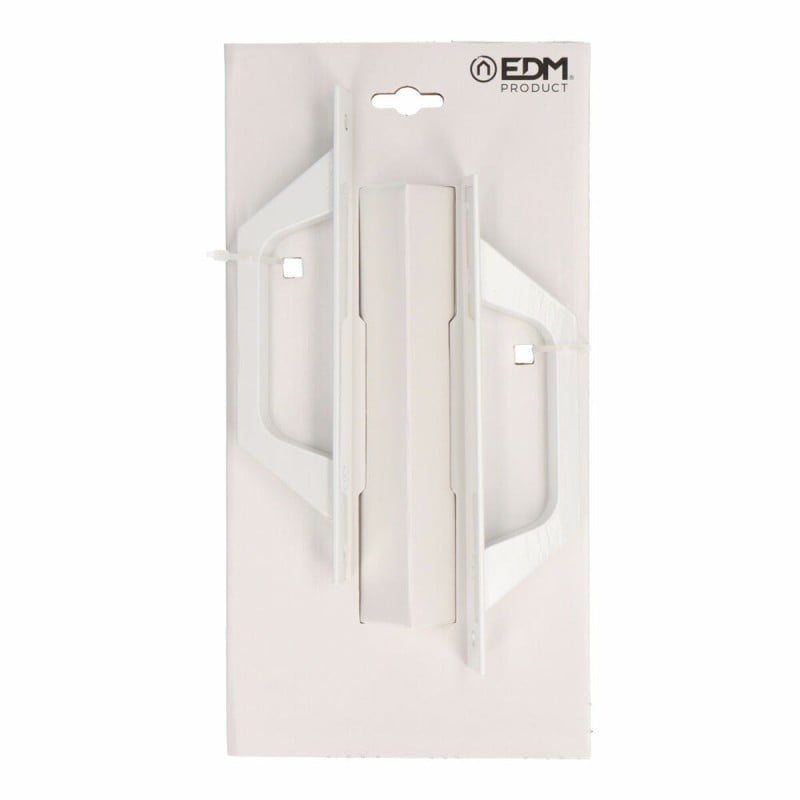 Handles EDM 6804 Straight White Aluminium 2 Units 200 x 25 mm