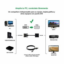 DVI-zu-VGA-Adapter NANOCABLE 10.16.2008-BK Schwarz