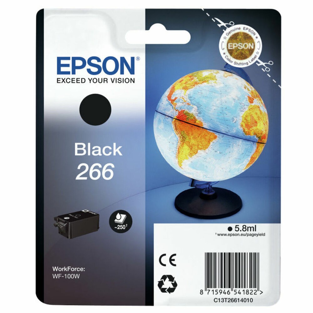 Cartouche d'encre originale Epson C13T26614010 WF-100W Noir