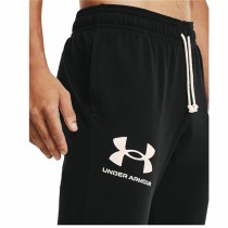 Pantalon de sport long Under Armour Rival Terry Jogger Noir Homme