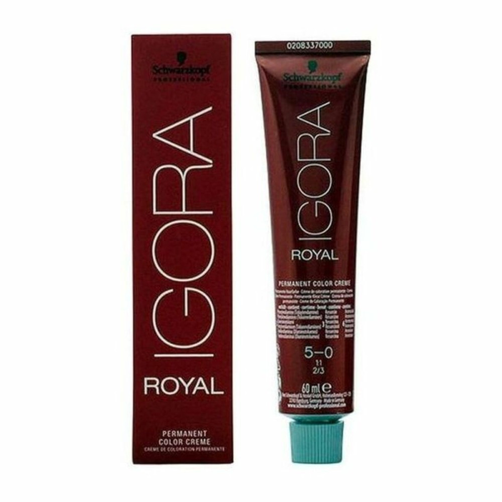 Dauerfärbung Igora Royal Schwarzkopf Igora Royal 5-0 Nº 5-0 Nº 9.0-rubio muy claro Nº 8.0-rubio claro 60 ml