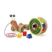 Jouet interactif Hape Nestable Snail 30 x 18,6 x 11 cm