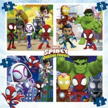 Set de 4 Puzzles Spidey & His Amazing Friends 43 Pièces