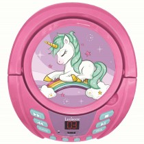 Lecteur CD/MP3 Lexibook Enfant Rose Bluetooth Licorne