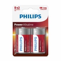 Alkali-Mangan-Batterie Philips Power LR20 1,5 V Art D (2 Stück)