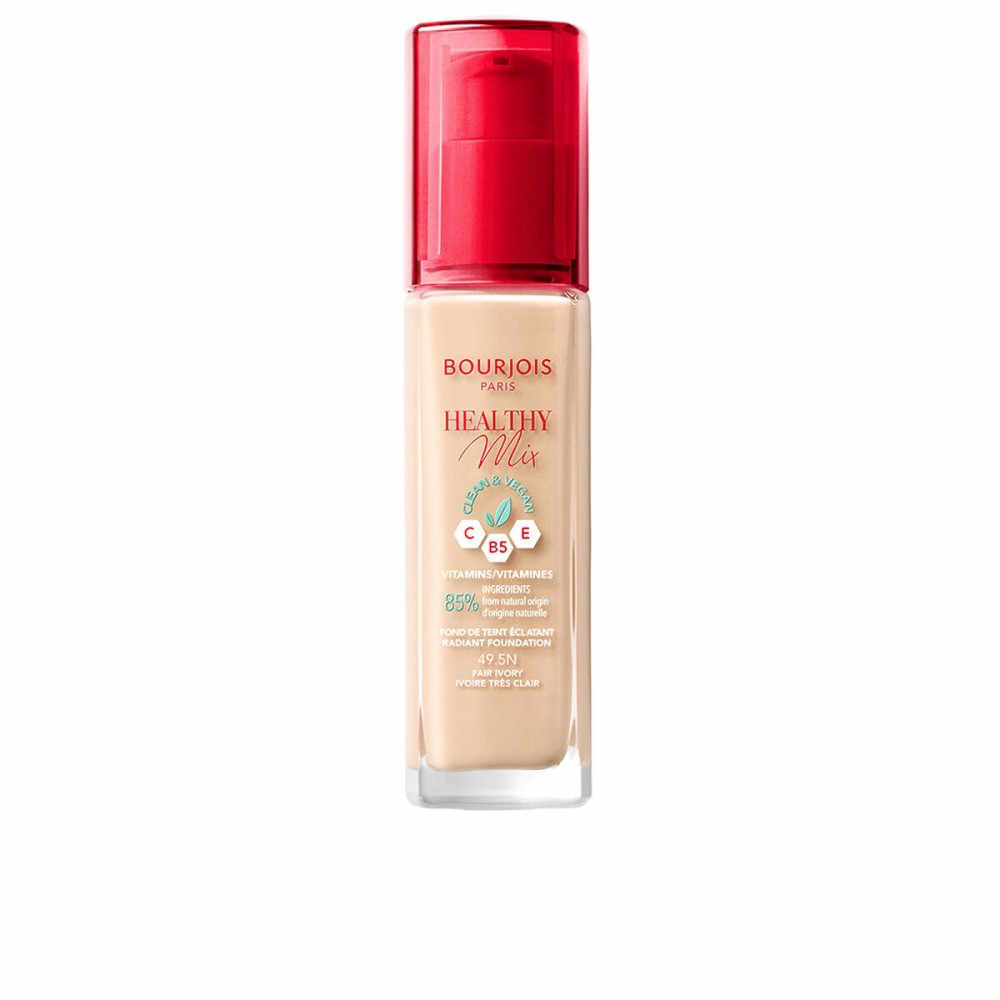 Liquid Make Up Base Bourjois Healthy Mix Nº 49.5N Fair ivory 30 ml