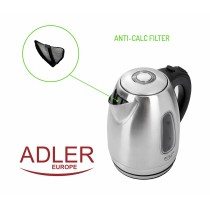 Bouilloire Adler AD 1223 Noir Acier inoxydable 2000 W 1,7 L