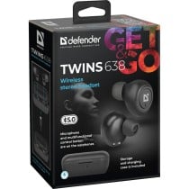 Bluetooth in Ear Headset Defender Twins 638 Schwarz