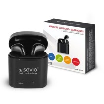 Écouteurs in Ear Bluetooth Savio TWS-02 Noir Graphite