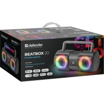 Haut-parleurs bluetooth portables Defender BEATBOX 20 Noir