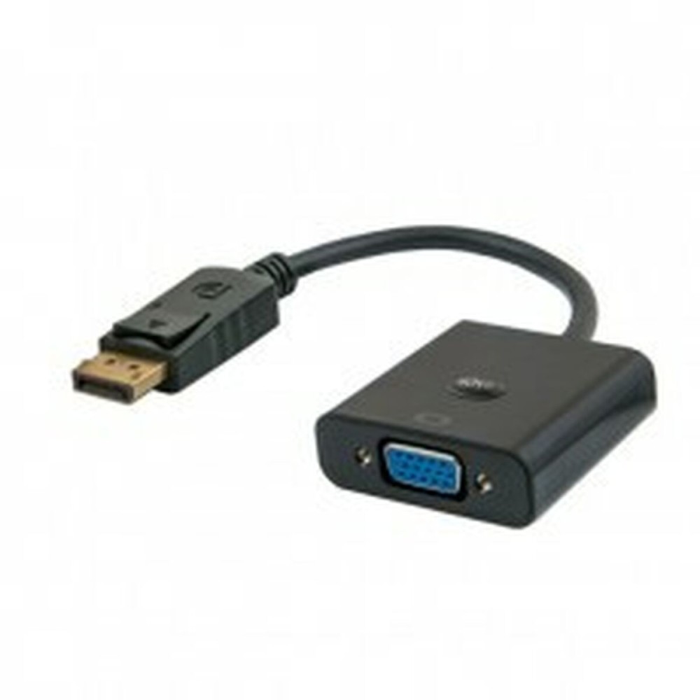 DisplayPort to VGA adapter Savio CL-90 Black 20 cm