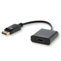 Adaptateur DisplayPort vers HDMI Savio CL-55 Noir 20 cm