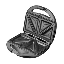 Sandwich Maker Adler CR 3057 Black Silver 1200 W