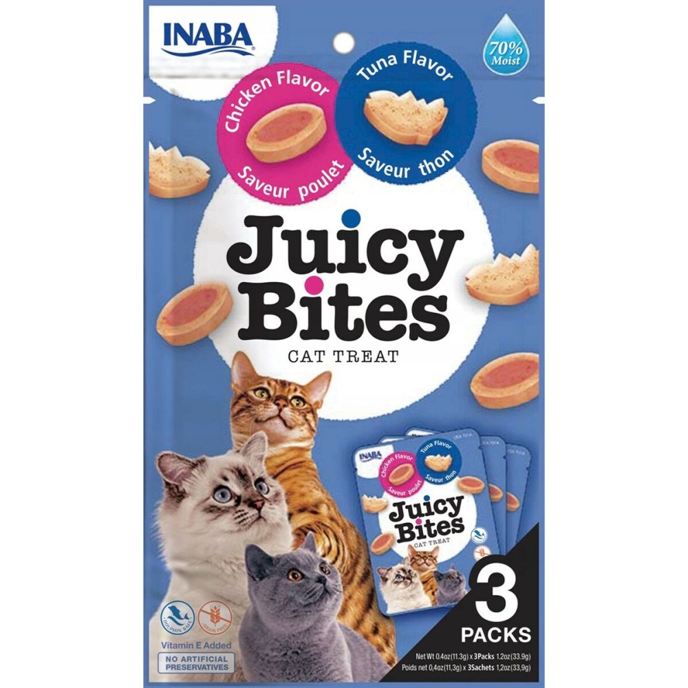 Snack für Katze Inaba Juicy Bites Huhn