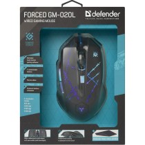 Optical mouse Defender 52020 Black 3200 DPI