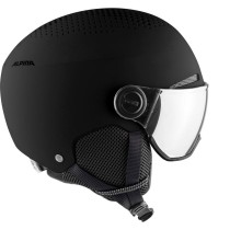 Casque de ski Alpina Arber Visor Q Lite Noir Monochrome 54-58 cm