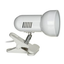 Lampe de bureau Activejet AJE-CLIP Blanc Métal Plastique 60 W