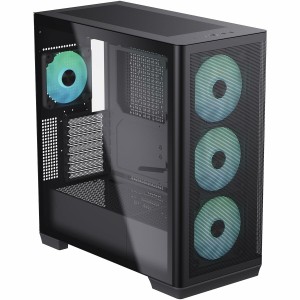 Boîtier ATX semi-tour Aerocool APNX-C1-BK-V1-ARGB