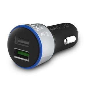 Car Charger Savio SA-06/B Black