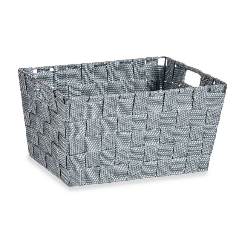 Multi-purpose basket Kipit A3-6883 Grey Cloth 5 L 30,4 x 14 x 20 cm (18 Units)